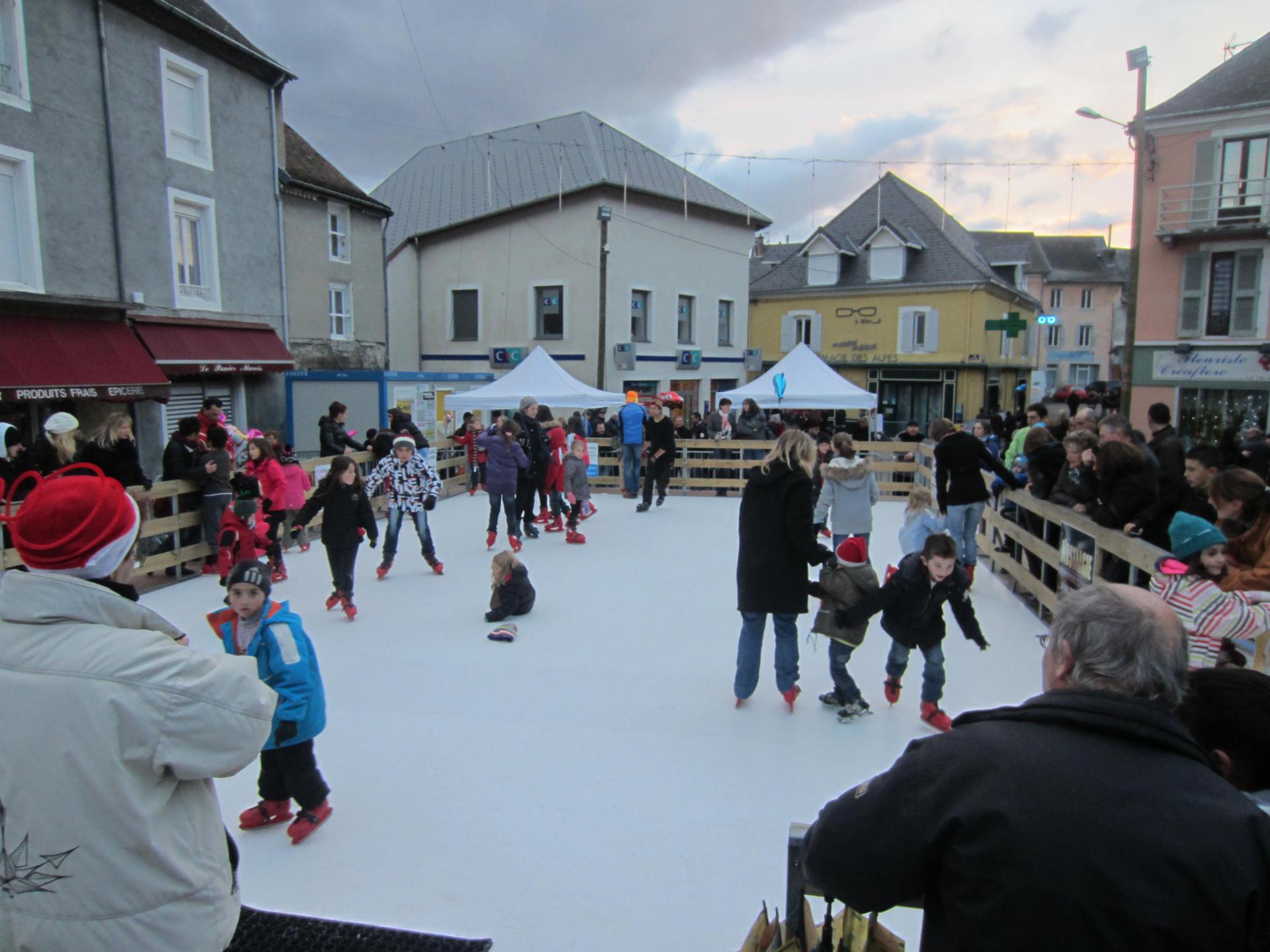 Patinoire sans eau, sans électricité 100% glisse