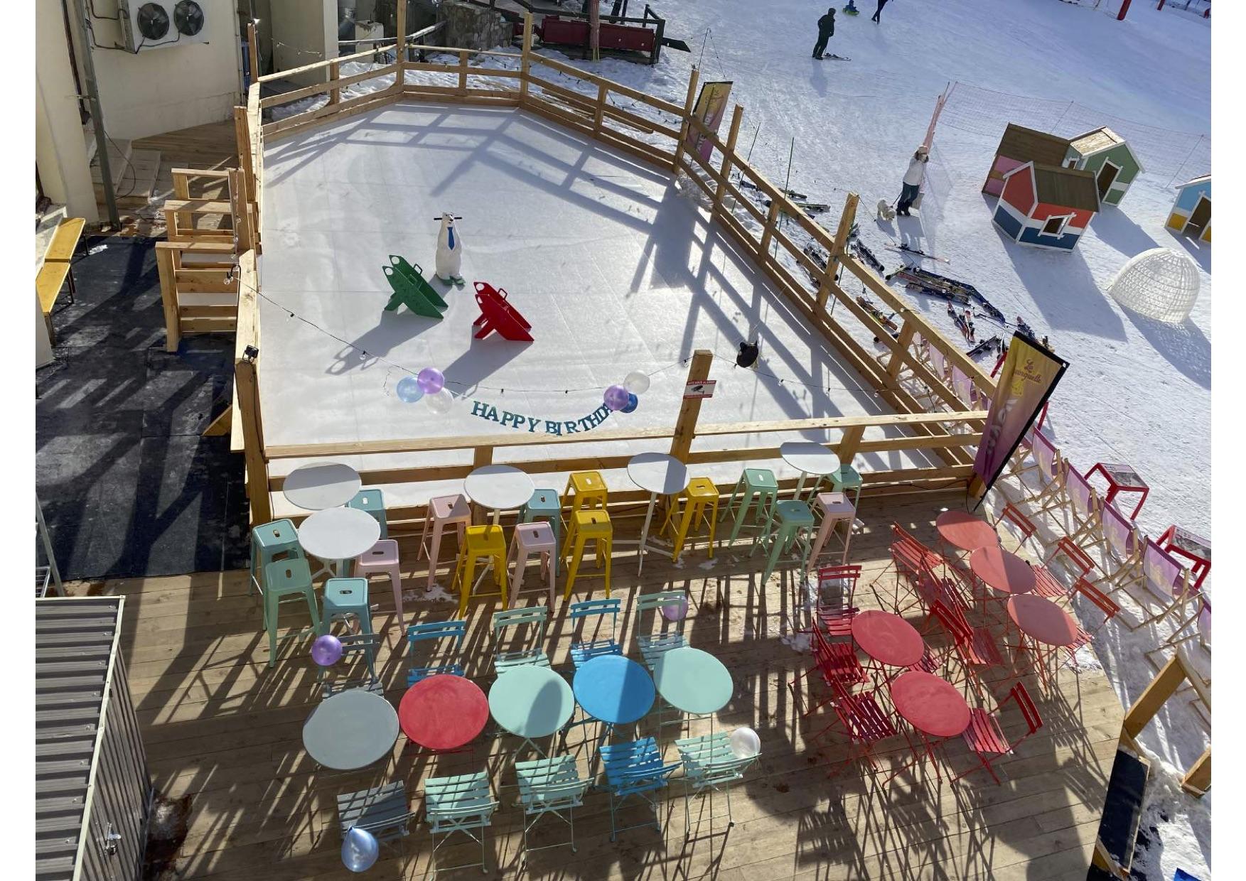 Patinoire synthétique de marque XTRA ICE